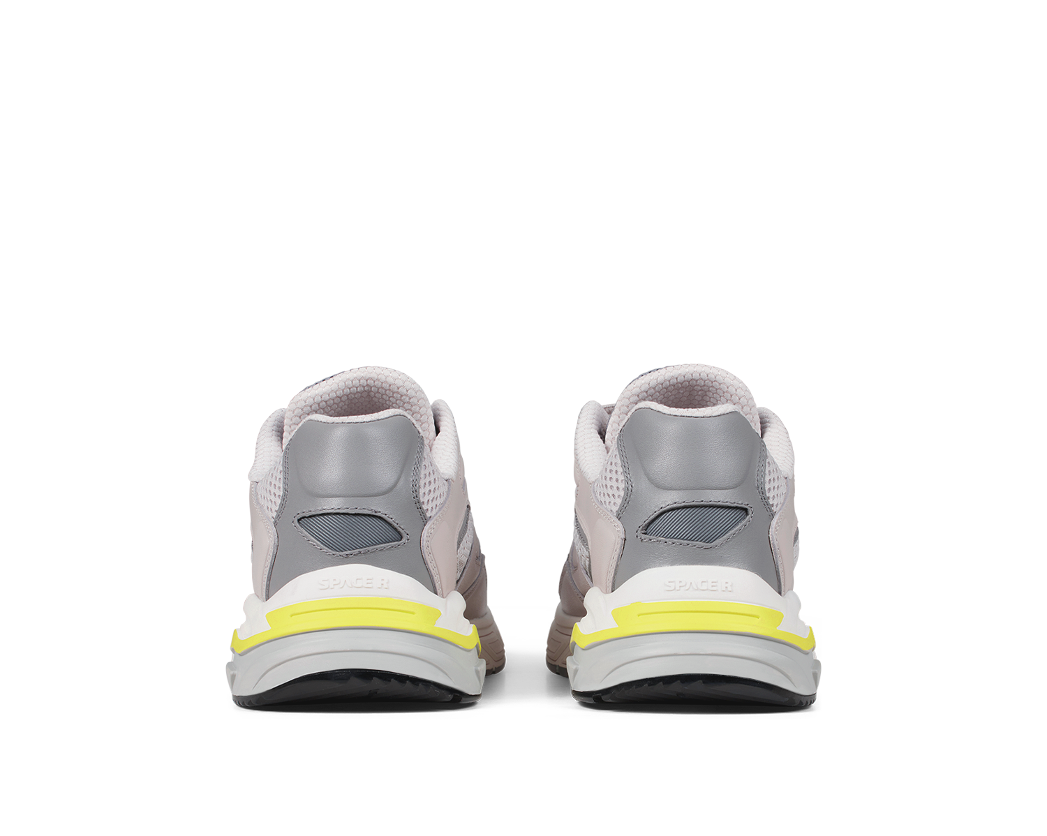ARKK Collection Gravity Leather Space-R | Vapor Grey Acid Lime | Men Gravity